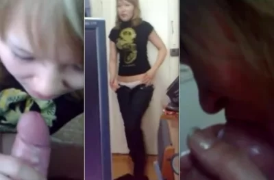 Бесстыжая русская секретарша отсосала начальнику в кабинете, а он, сука, слил видео в сеть